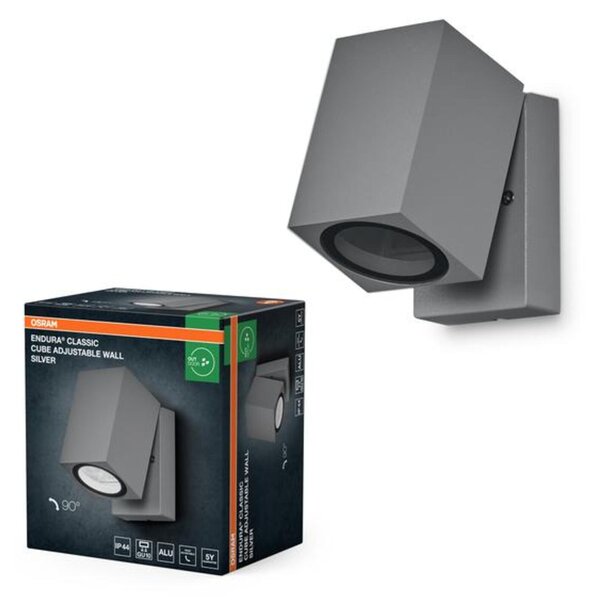 LEDVANCE venkovní nástěnné svítidlo ENDURA Classic Cube Adjustable GU10 220-240 V nastavitelné