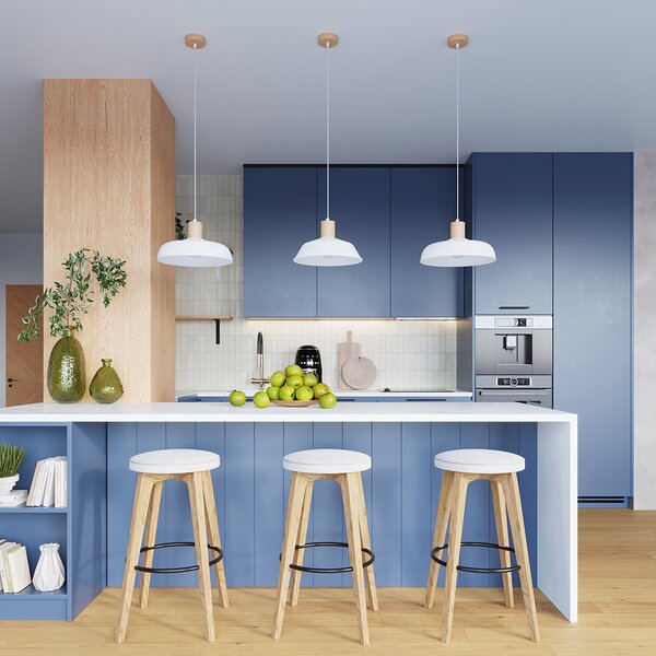 Sollux Lighting Závěsná lampa INDY bílá