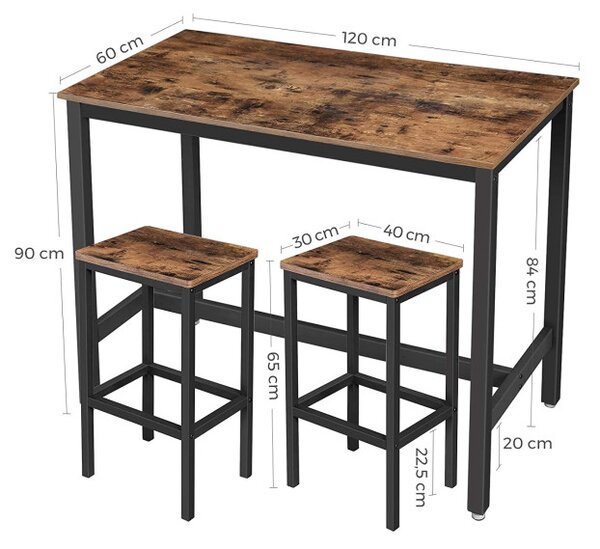 Barový stůl se židlemi LBT15X
