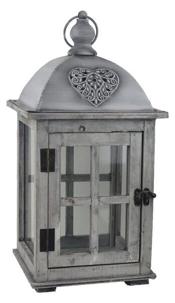 Dřevěná lucerna Morex D7098/B, 43,5 cm