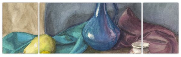 Obraz - Malované zátiší (170x50 cm)