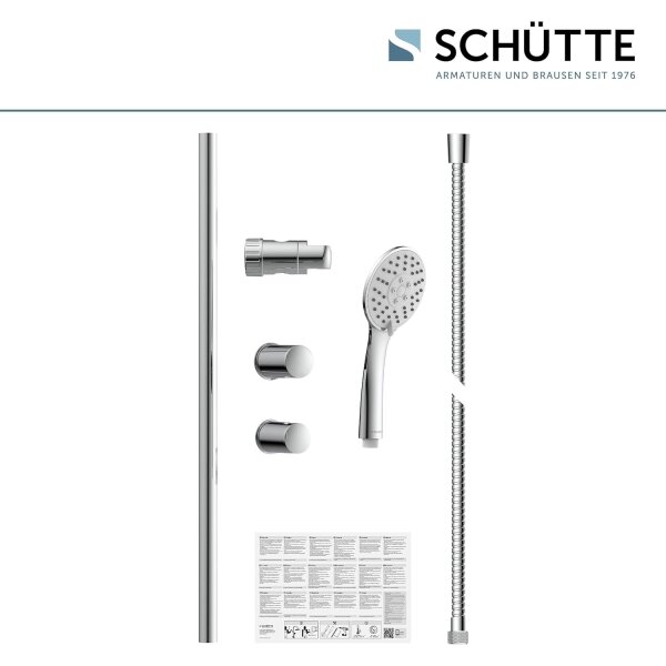 Schütte 64830 - Sprchová sada NAPOLI lesklý chrom