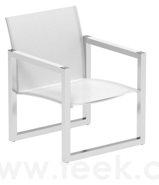 Royal Botania Nízké křeslo Ninix, Royal Botania, 61x64,5x75 cm, rám ocel barva anthracite, výplet Batyline black