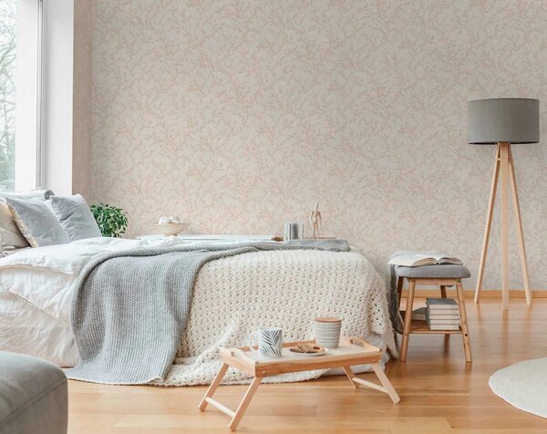 A.S. Création | Vliesová tapeta na zeď Hygge 3 79090-1 | 0,53 x 10,05 m | růžová, krémová, šedá