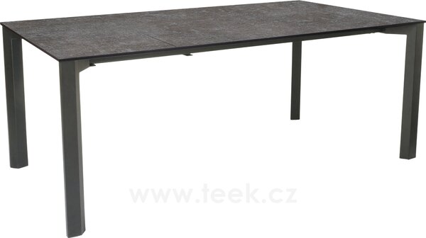 Stern Rozkládací jídelní stůl Penta, Stern, obdélníkový 160-210/260x100x75 cm, rám lakovaný hliník barva dle vzorníku, deska HPL barva dle vzorníku