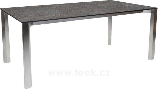 Stern Rozkládací jídelní stůl Penta, Stern, obdélníkový 160-210/260x100x75 cm, rám nerezová ocel, deska HPL barva dle vzorníku