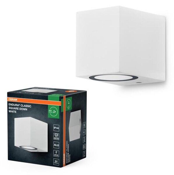LEDVANCE venkovní nástěnné svítidlo Endura Classic Square Down GU10 220-240 V IP44