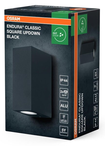 LEDVANCE venkovní nástěnné svítidlo ENDURA Classic Square UpDown GU10 220-240 V IP44