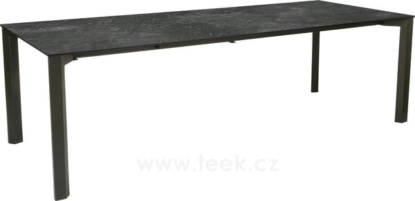 Stern Rozkládací jídelní stůl Penta, Stern, obdélníkový 200-250x100x75 cm, rám lakovaný hliník barva dle vzorníku, deska HPL barva dle vzorníku