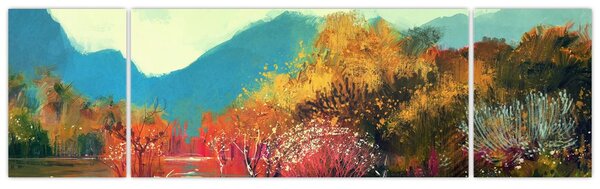 Obraz - Barvy podzimu (170x50 cm)