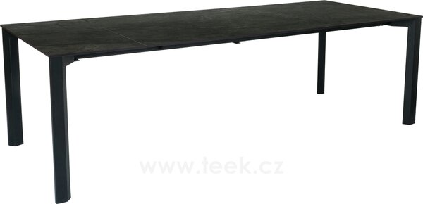 Stern Rozkládací jídelní stůl Penta, Stern, obdélníkový 200-250x100x75 cm, rám lakovaný hliník barva dle vzorníku, deska HPL barva dle vzorníku
