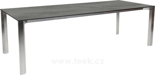 Stern Rozkládací jídelní stůl Penta, Stern, obdélníkový 200-250x100x75 cm, rám nerezová ocel, deska HPL barva dle vzorníku
