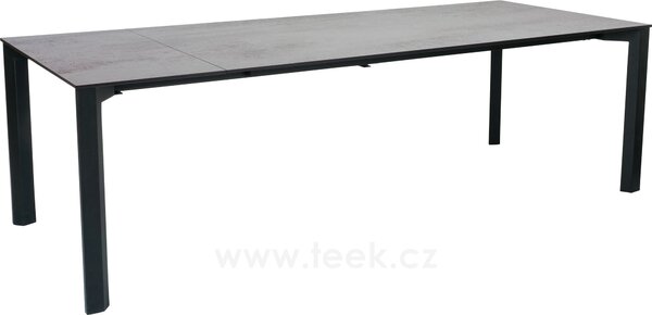 Stern Rozkládací jídelní stůl Penta, Stern, obdélníkový 200-250x100x75 cm, rám lakovaný hliník barva dle vzorníku, deska HPL barva dle vzorníku