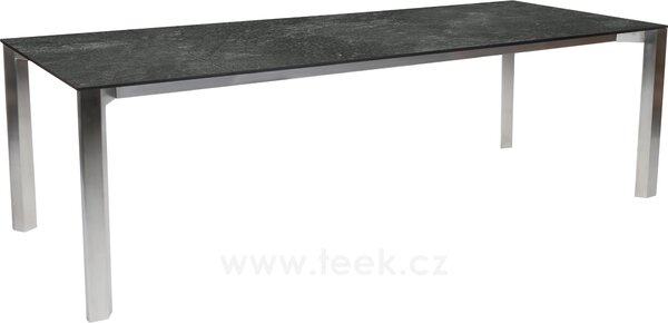 Stern Rozkládací jídelní stůl Penta, Stern, obdélníkový 200-250x100x75 cm, rám nerezová ocel, deska HPL barva dle vzorníku