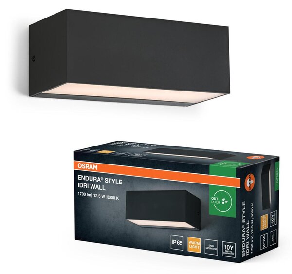 LEDVANCE venkovní nástěnné svítidlo Endura Style Idri 12,5 W 220-240 V 3000 K IP65