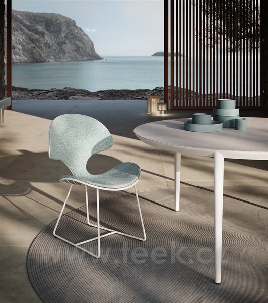 Royal Botania Jídelní židle Ostrea, Royal Botania, rám ocel pebble, bez sedáku
