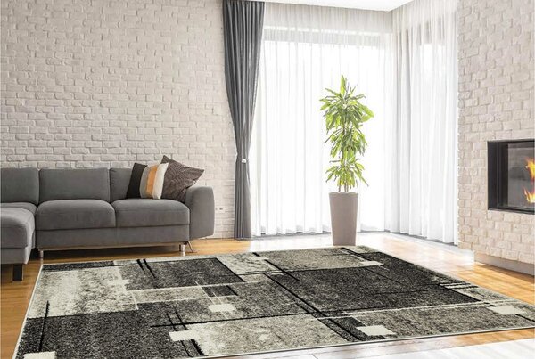 B-line, Kusový koberec Phoenix 3024-244, 80x150, šedá, chodba / předsíň