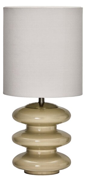 Stolní lampa House Doctor, Bílá, Obývací pokoj, Tkanina / Textil, Skandinávský