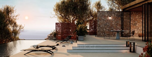 Royal Botania Jídelní židle Ostrea, Royal Botania, rám ocel pebble, bez sedáku