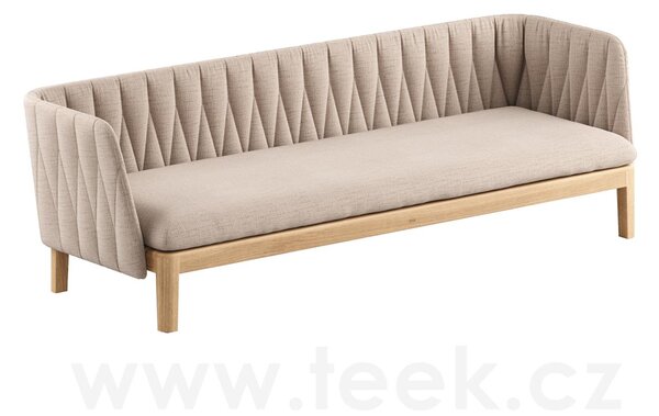Royal Botania Rám pro 3-místnou pohovku Calypso Lounge, Royal Botania, 236x82x69 cm, rám teak, bez sedáku a bez polstrování zádové opěrky