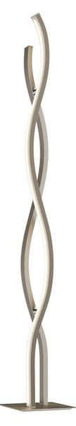 Stojací Lampa Lucande, Mairia, stmívatelné, Metalická, Obývací pokoj, Kov, Moderní