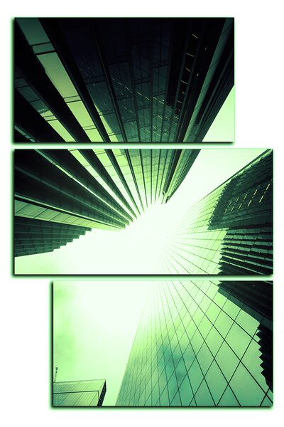 Obraz na plátně - Pohled na mrakodrap - obdélník 7252ZD (90x60 cm)