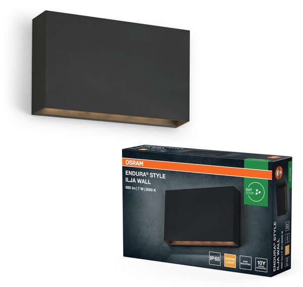 LEDVANCE venkovní nástěnné svítidlo Endura Style Ilja 7 W 220-240 V 3000 K IP65