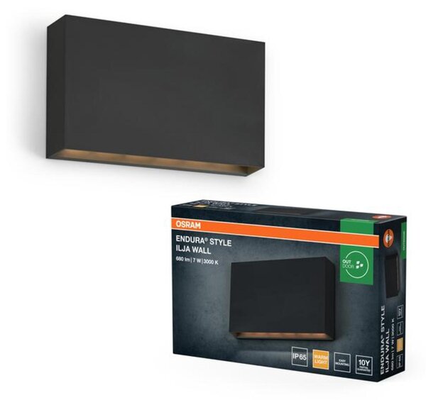 LEDVANCE venkovní nástěnné svítidlo Endura Style Ilja 7 W 220-240 V 3000 K IP65