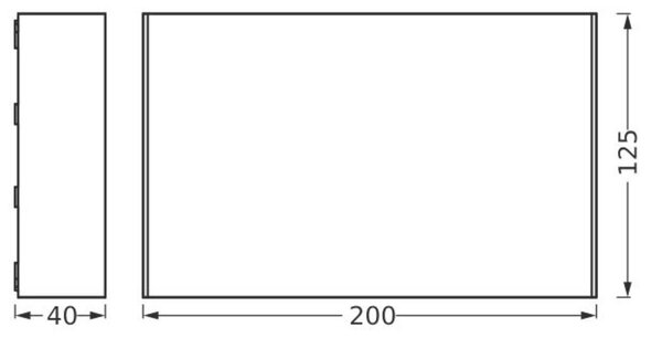 LEDVANCE venkovní nástěnné svítidlo Endura Style Ilja 7 W 220-240 V 3000 K IP65