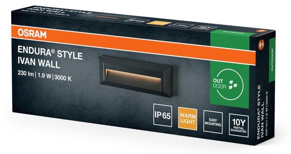 LEDVANCE venkovní nástěnné svítidlo Endura Style Ivan 1,9 W 220-240 V 3000 K IP65