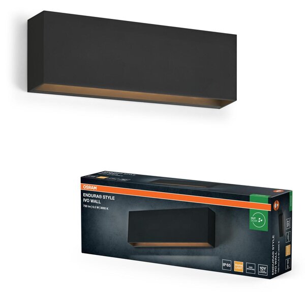 LEDVANCE venkovní nástěnné svítidlo Endura Style Ivo 6,5 W 220-240 V 3000 K IP65