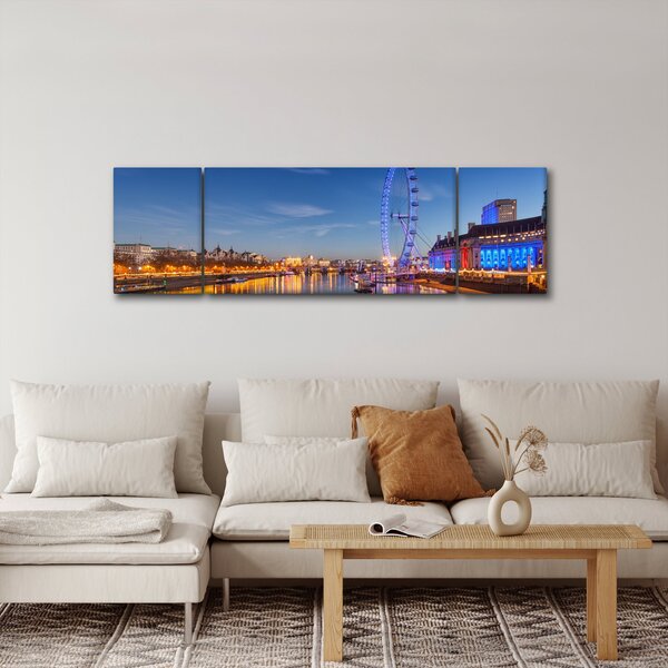 Obraz London Eye (170x50 cm)