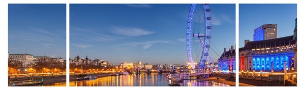 Obraz London Eye (170x50 cm)