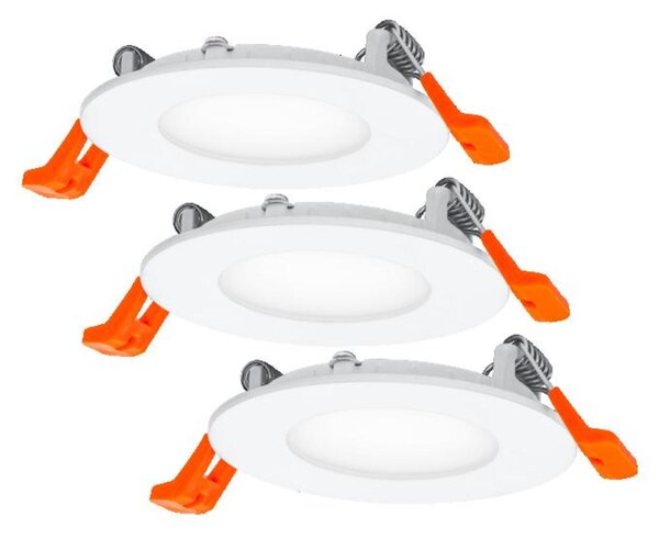 LEDVANCE vestavné LED svítidlo Downlight Slim Set 3× 4,5 W 3000 K 720 lm průměr 85 mm