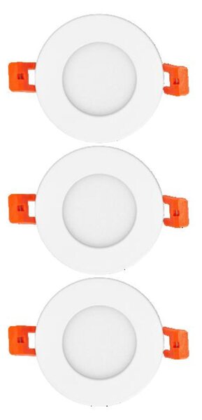 LEDVANCE vestavné LED svítidlo Downlight Slim Set 3× 4,5 W 3000 K 720 lm průměr 85 mm