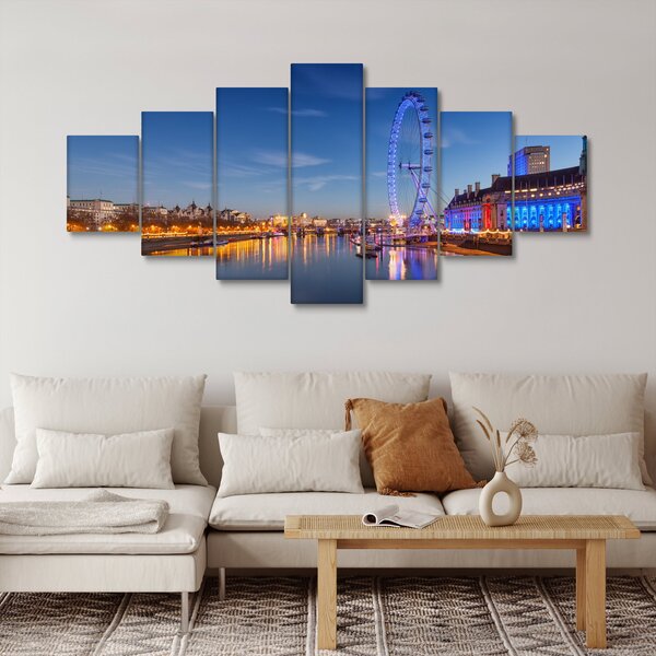 Obraz London Eye (210x100 cm)