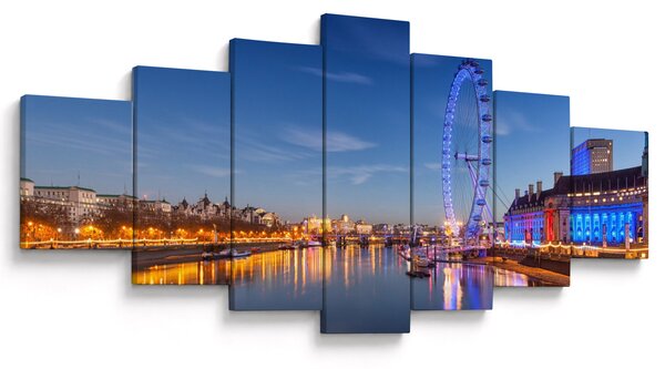 Obraz London Eye (210x100 cm)