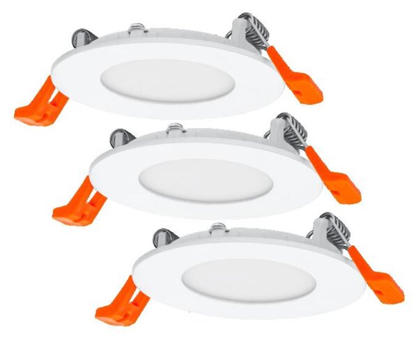 LEDVANCE vestavné LED svítidlo Downlight Slim Set 3× 4,5 W 3000 K 720 lm průměr 85 mm