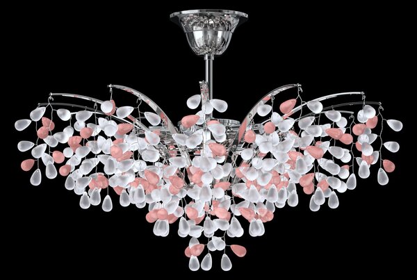 Lustr designový L-GRA-01NI COLOR, Varianta Modrá-bílá