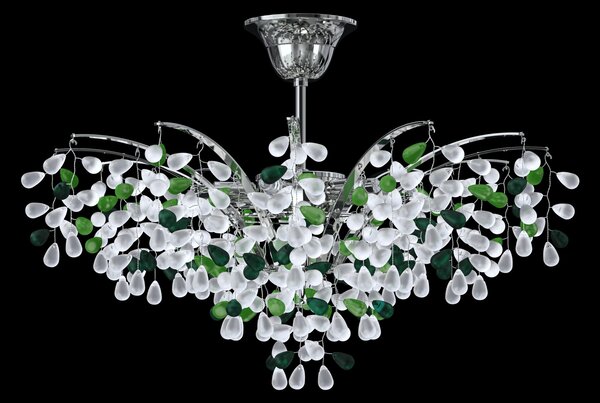 Lustr designový L-GRA-01NI COLOR, Varianta Modrá-bílá