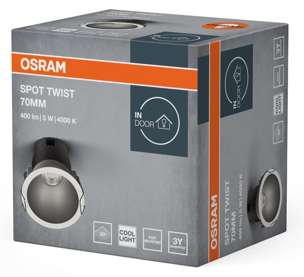 LEDVANCE vestavné LED svítidlo Spot Twist 5 W 4000 K 70 mm