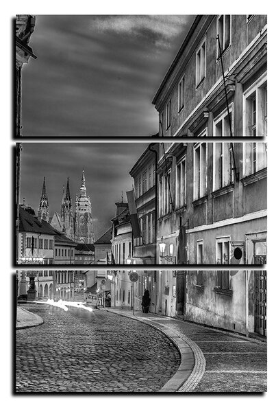 Obraz na plátně - Magické noční staré město - obdélník 7258QB (90x60 cm )