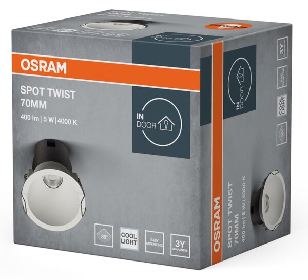 LEDVANCE vestavné LED svítidlo Spot Twist 70 mm 5 W 4000 K