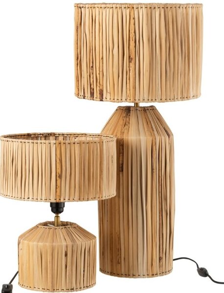 Bambusová stolní lampa J-Line Labana 87 cm
