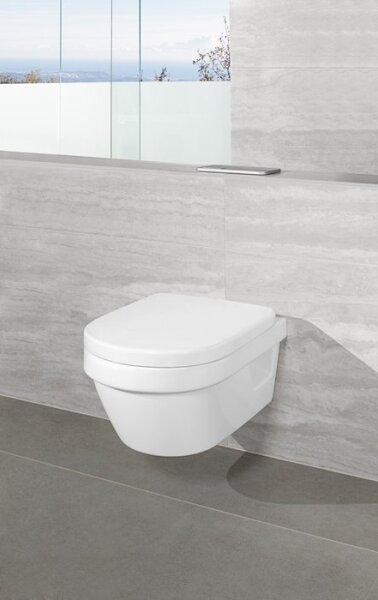 Villeroy & Boch 8M42S101 - Záchodové prkénko SoftClose SUBWAY 3.0 bílá
