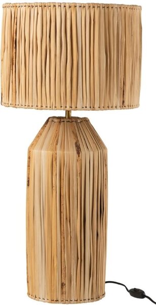 Bambusová stolní lampa J-Line Labana 87 cm