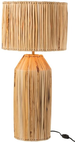 Bambusová stolní lampa J-Line Labana 87 cm