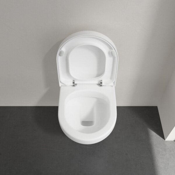 Villeroy & Boch 8M42S101 - Záchodové prkénko SoftClose SUBWAY 3.0 bílá