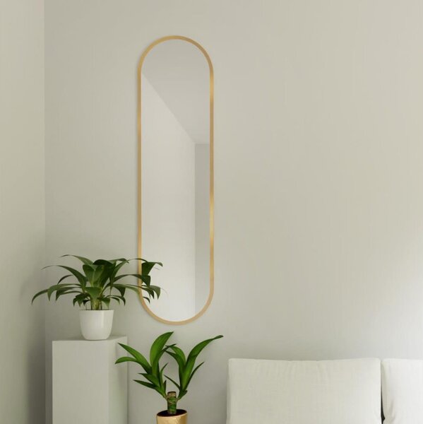 Baltica Design - Nástěnné zrcadlo TINY BORDER 155x40 cm zlatá