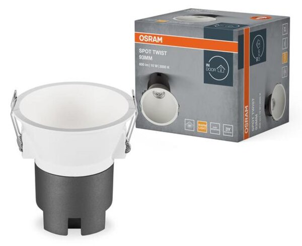 LEDVANCE vestavné LED svítidlo Spot Twist 93 mm 10 W 3000 K 220-240 V bílá
